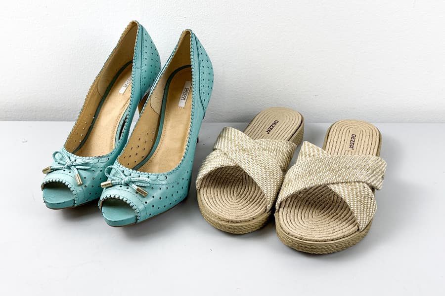 2 Paar Damen Schuhe, Gr. 38